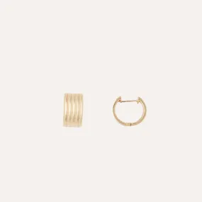 14K Aspen Huggie Earrings