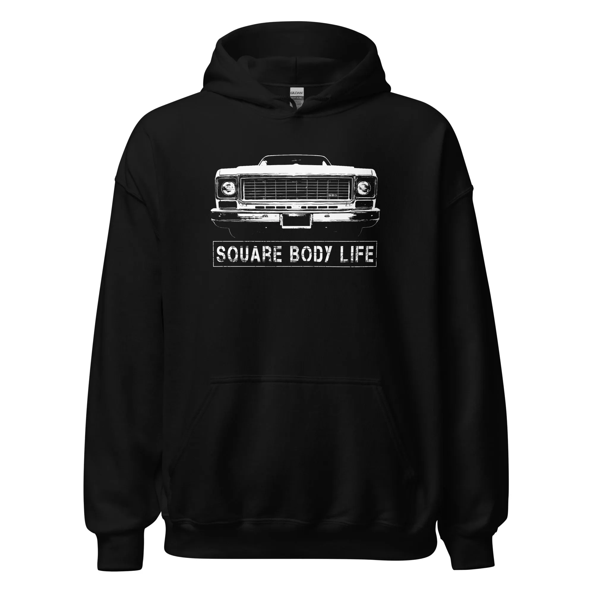 73-75 Square Body Hoodie Sweatshirt Based on 70s Truck Front End