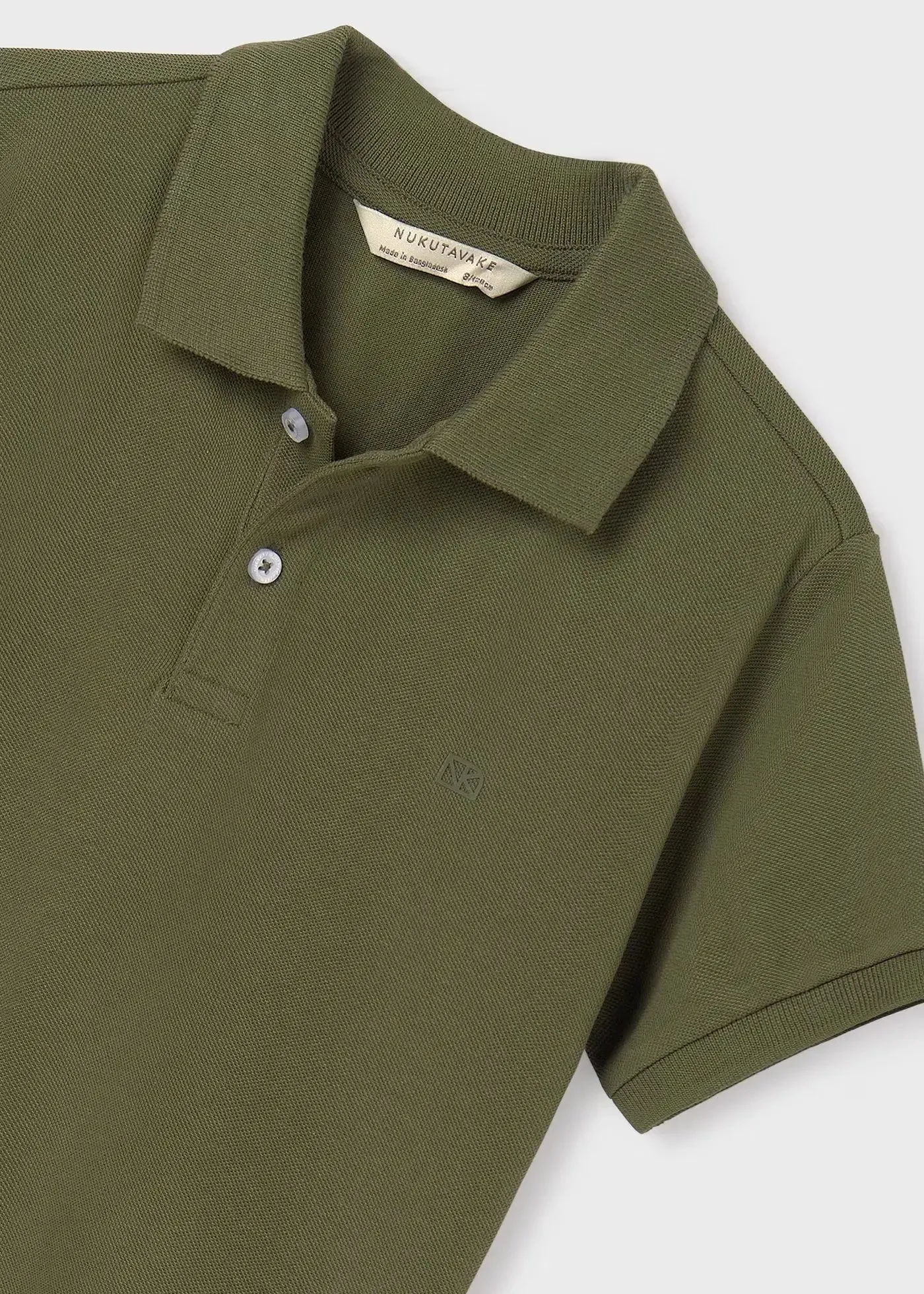 890 - Basic s/s polo for teen boy - Jungle