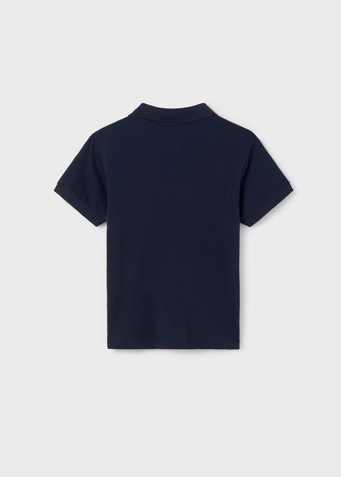 890 - Basic s/s polo for teen boy - Navy