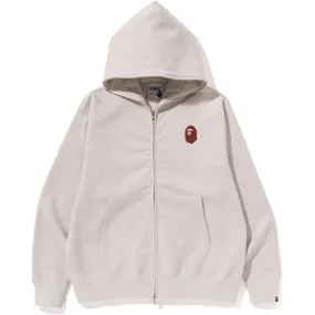 A BATHING APE RELAXED FIT FULL ZIP HOODIE MENS