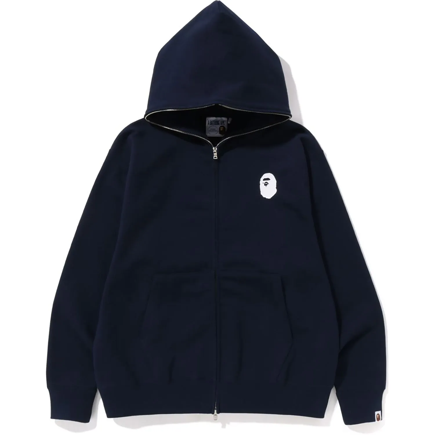 A BATHING APE RELAXED FIT FULL ZIP HOODIE MENS