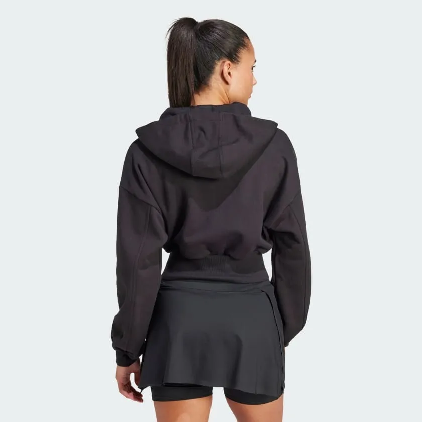 adidas by Stella McCartney  |Street Style Long Sleeves Plain Logo Cropped Tops