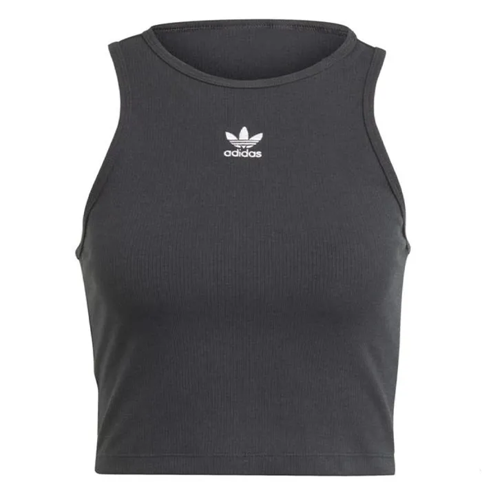 adidas  |Crew Neck Blended Fabrics Street Style Bi-color Plain Cotton