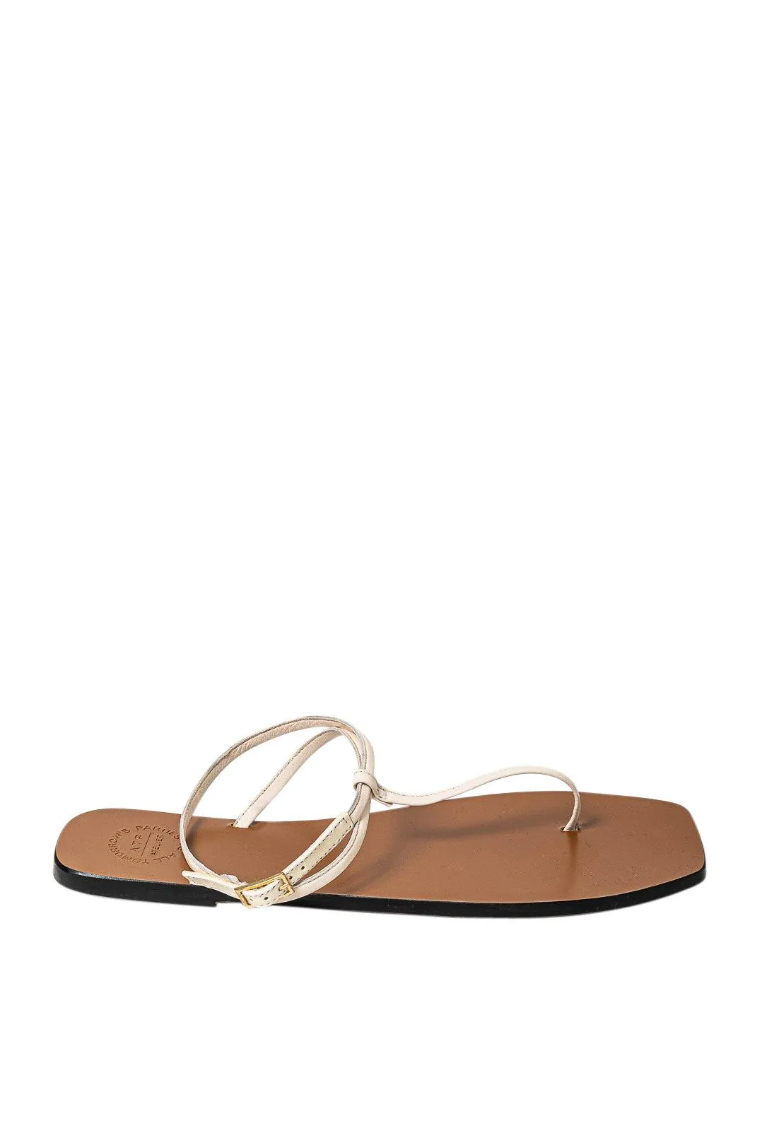 Alessandria nappa flat sandals