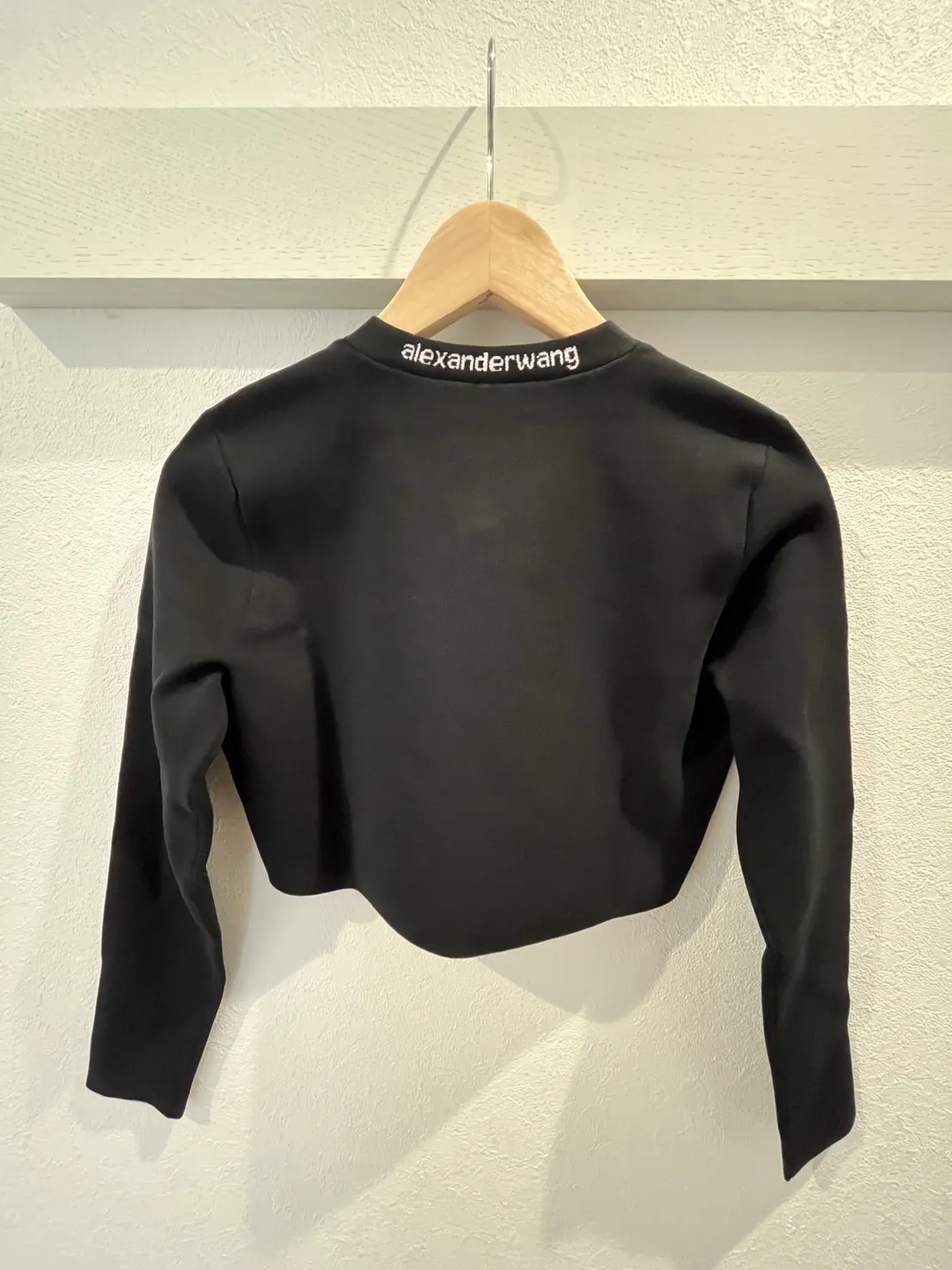 Alexander Wang  |Casual Style Blended Fabrics Long Sleeves Elegant Style Logo