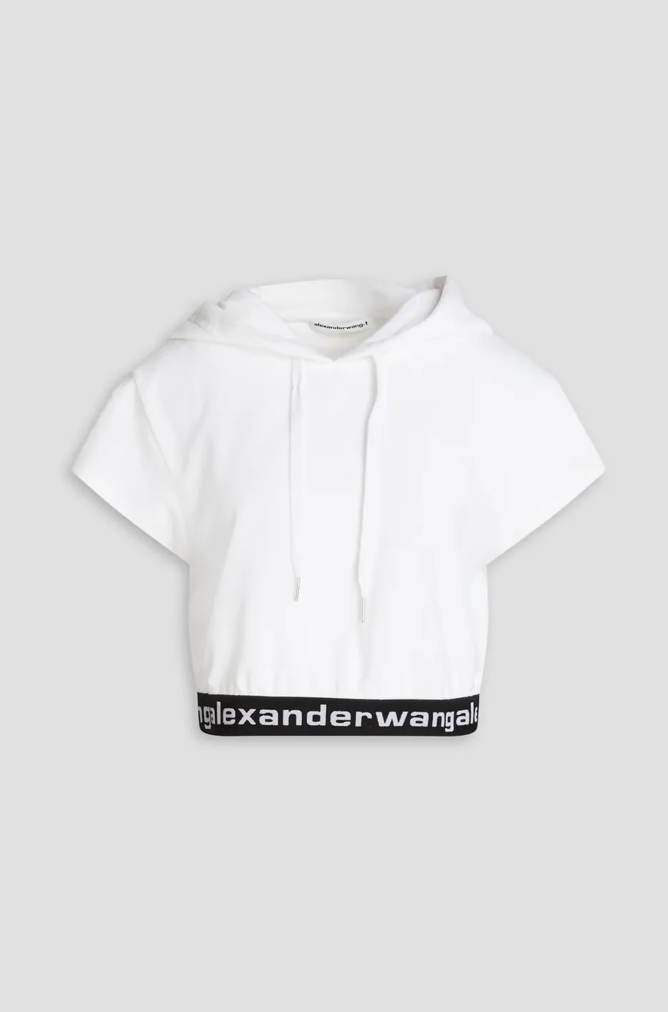 Alexander Wang  |Corduroy Street Style Plain Short Sleeves Logo Skater Style