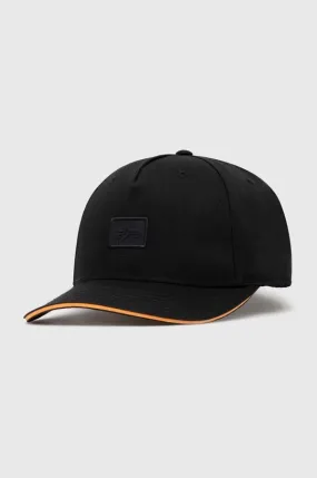 Alpha Industries cotton baseball cap Essentials RL black color 146900