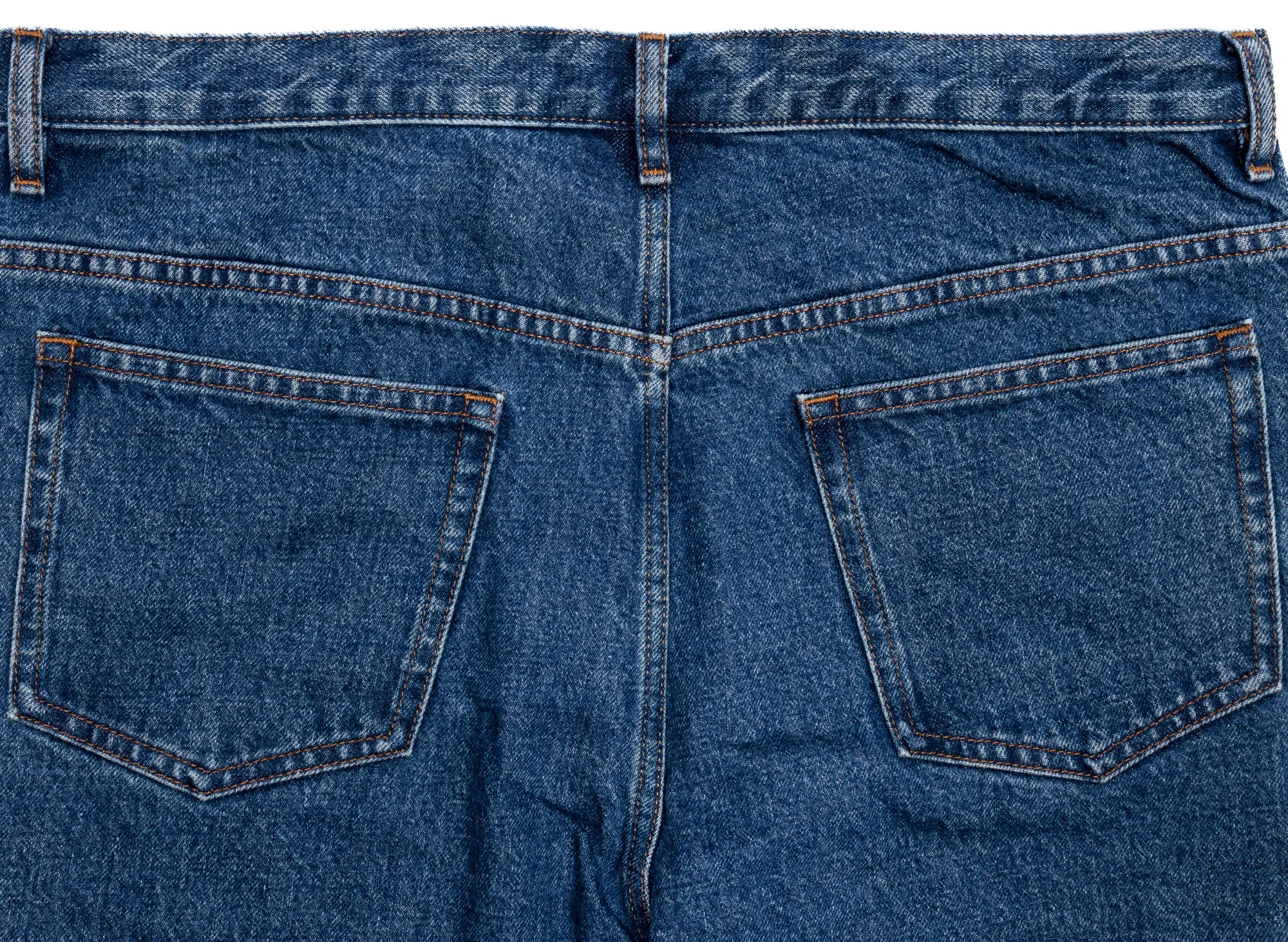 A.P.C. Relaxed Jeans w/ Stonewashed Indigo Denim