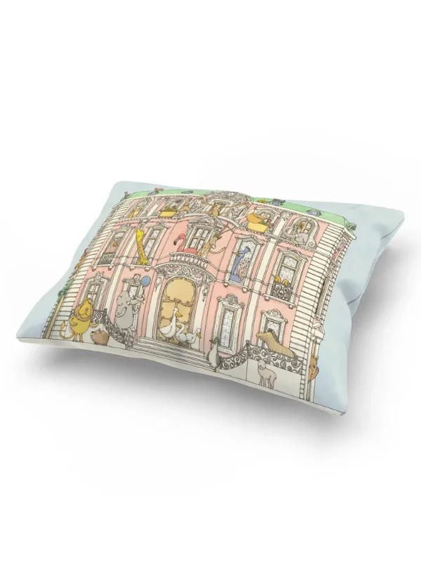 Atelier Choux Paris Satin Cushion Monceau Mansion 30X40cm