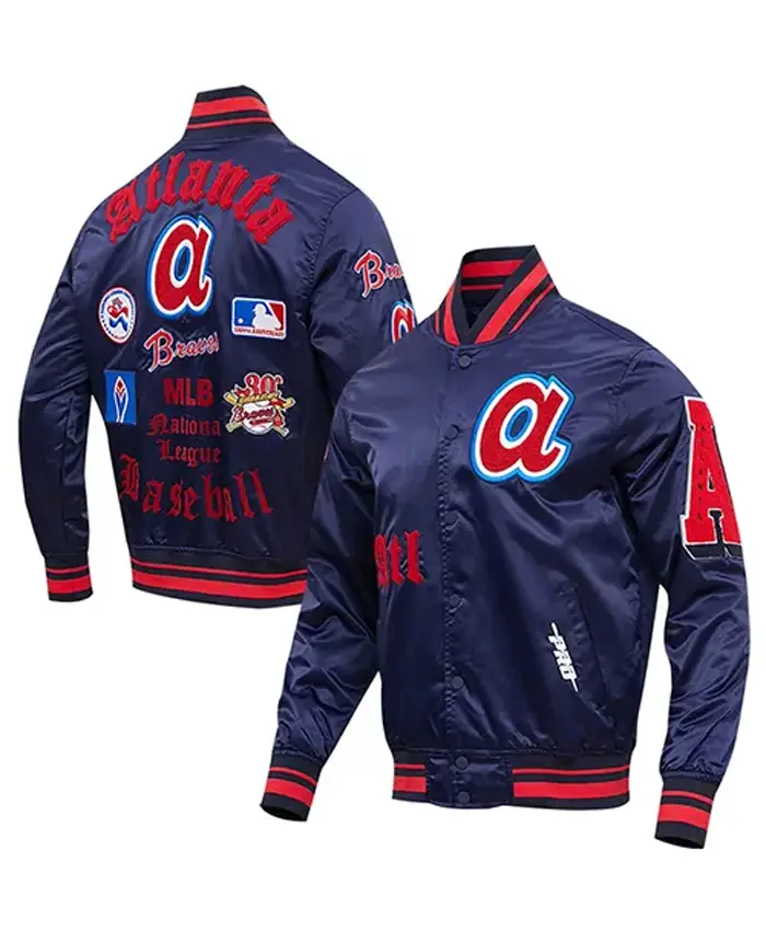 Atlanta Braves Baseball Jacket - William Jacket