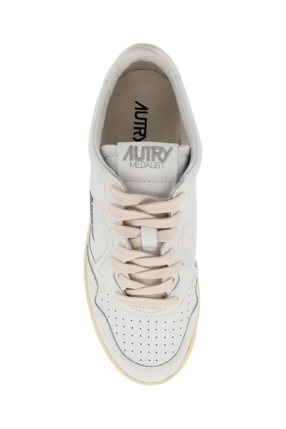 Autry Leather Medalist Low Sneakers   White