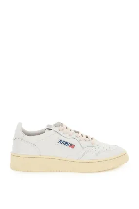 Autry Leather Medalist Low Sneakers   White