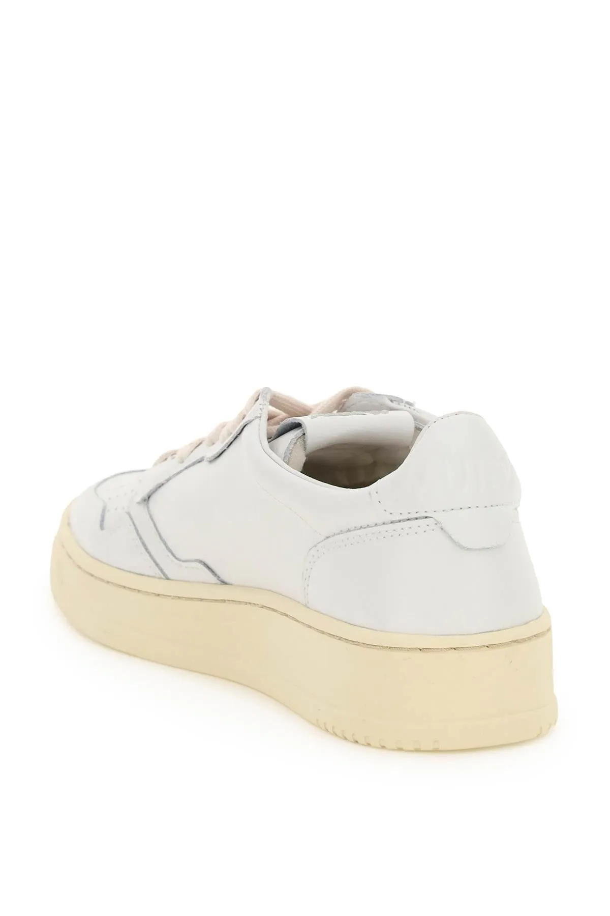 Autry Leather Medalist Low Sneakers   White