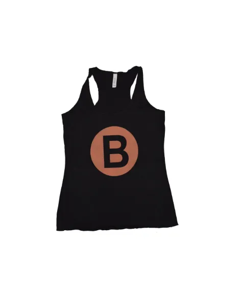 B Street Women’s Tank Top- Black W/ Orange B Street Logo- LIMITED QUANTITY & SIZING