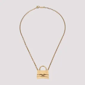 Balenciaga Hourglass Bag Pendant Necklace