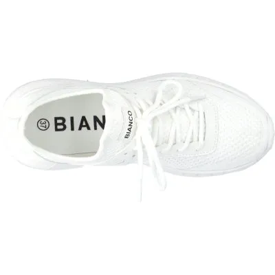 Bianco Lauren Laceup Sneacker Flyknit