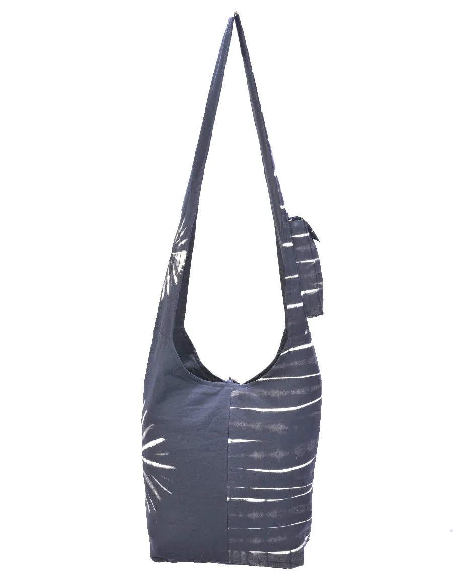 Black & Beige Tie Dye Bag