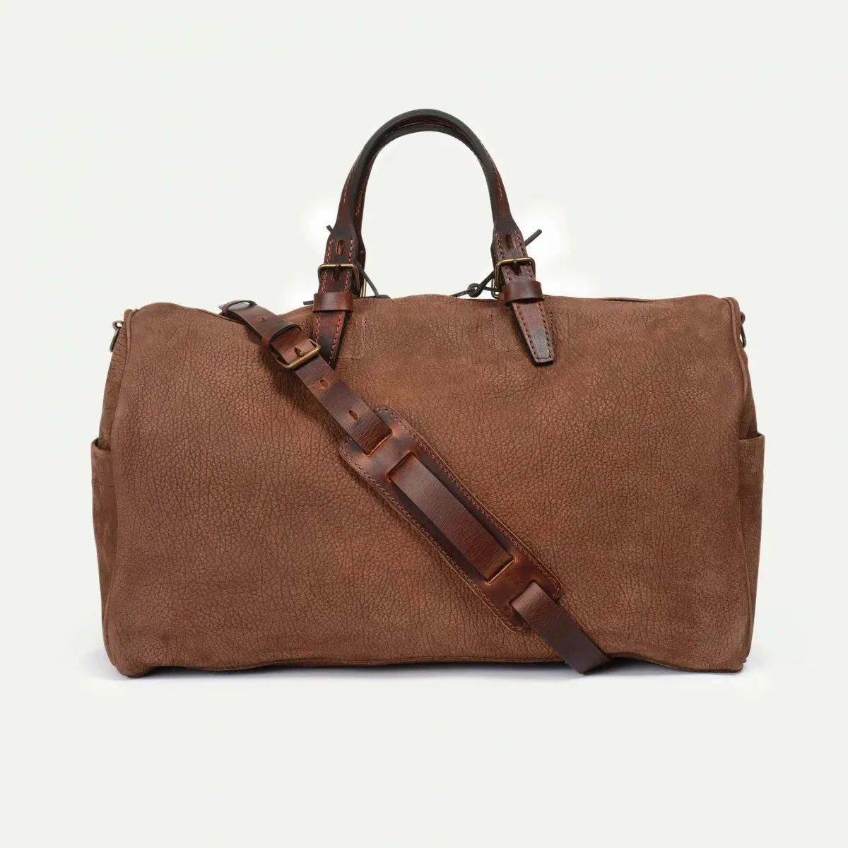 Bleu de Chauffe Hobo Travel Bag - Brown