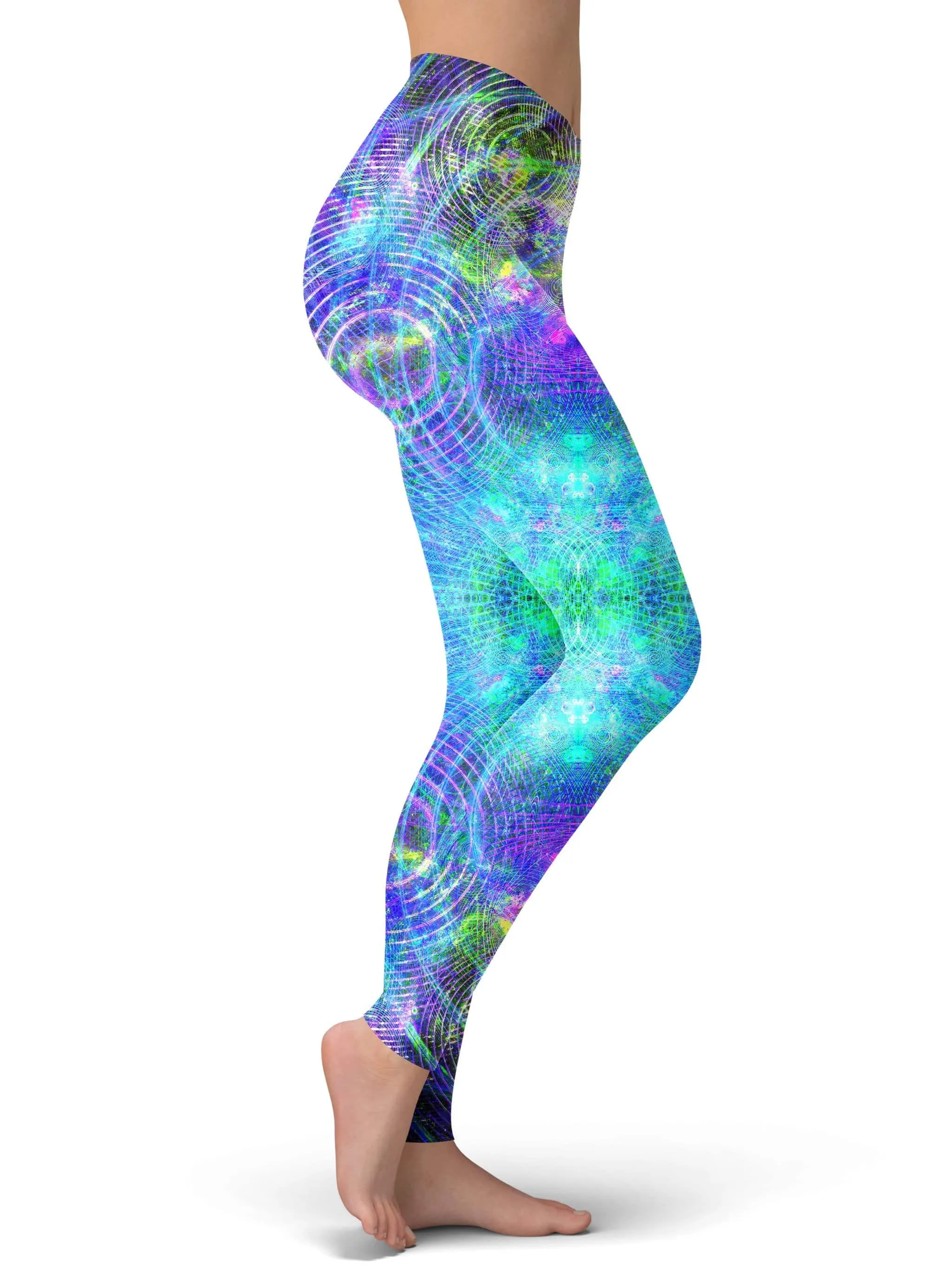 Blue Psycho Cosmos Leggings