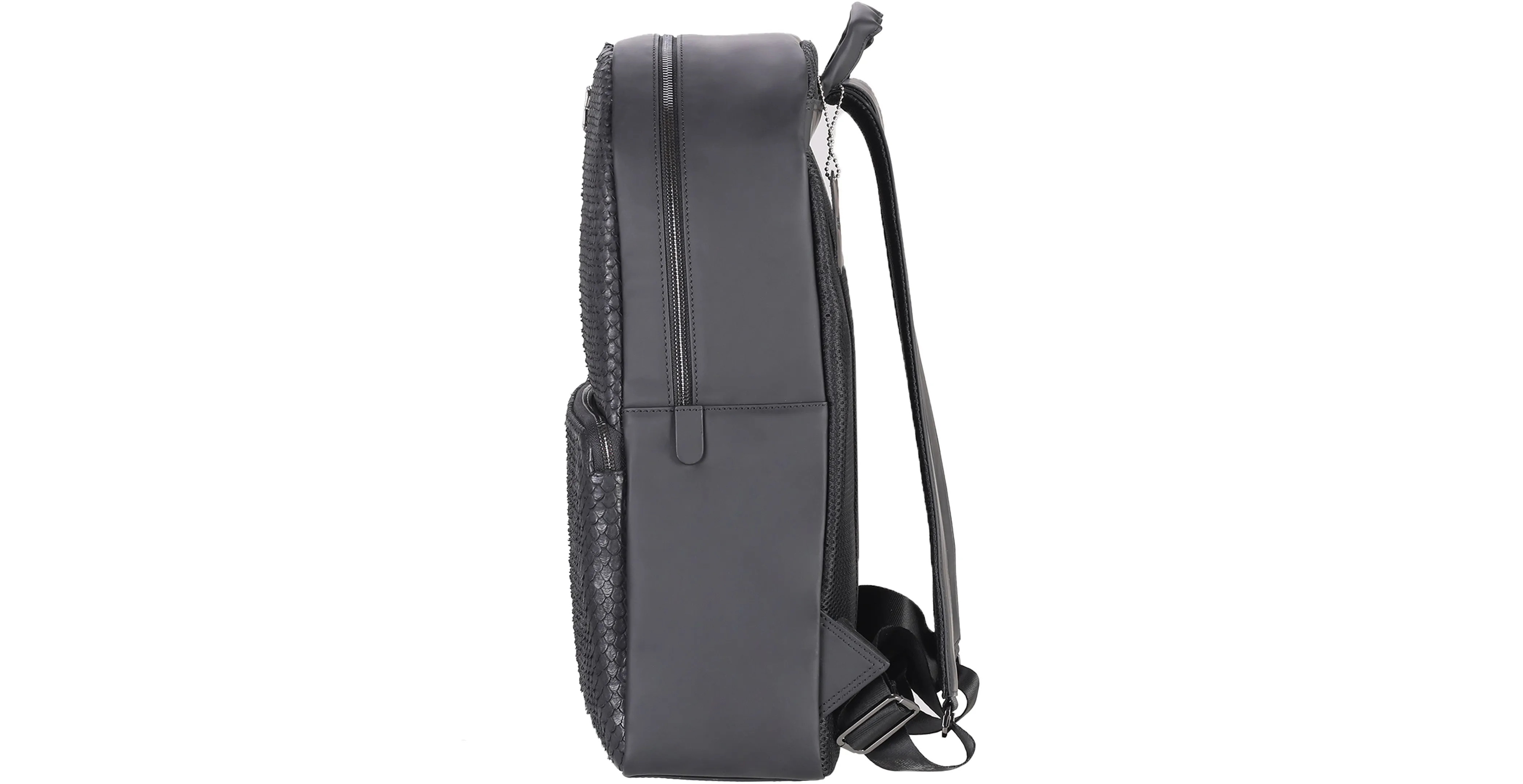 BNJ BACKPACK BLACK PYTHON CUT MATT NAPPA