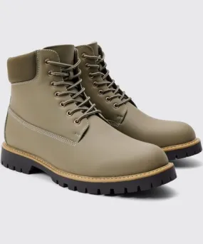 boohoo Mens Worker Boots