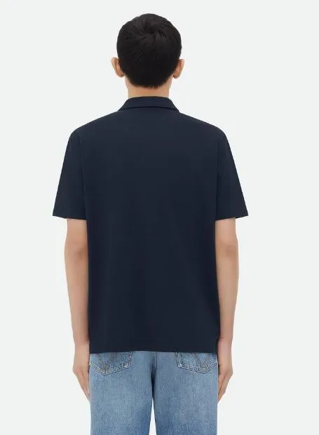 BOTTEGA VENETA  |Light cotton piquet polo