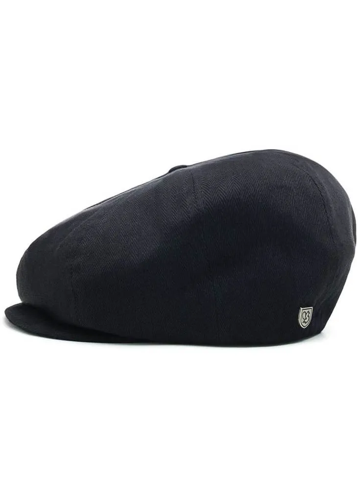 Brixton Brood Snap Cap Cap Black