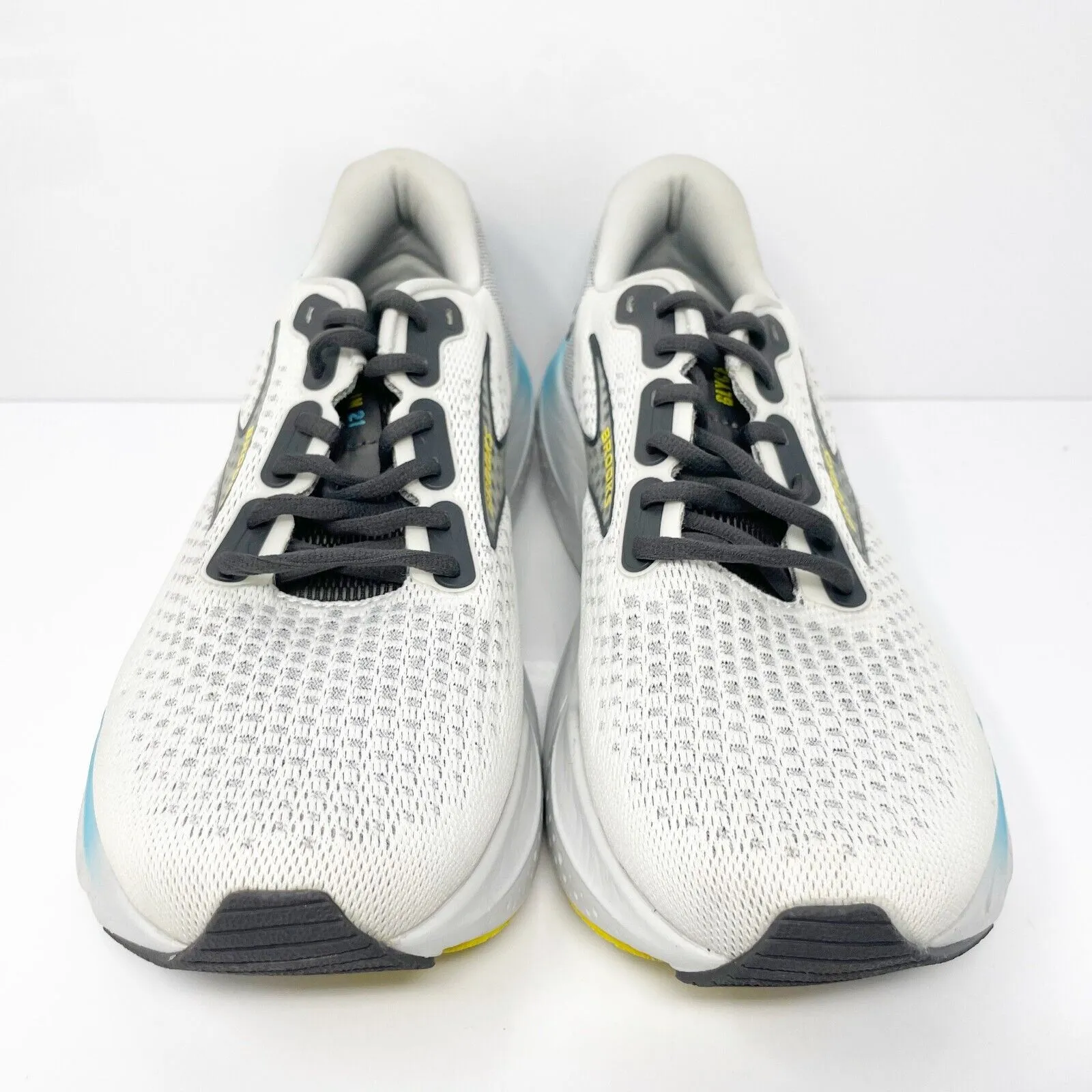 Brooks Mens Glycerin 21 1104191D184 Gray Running Shoes Sneaker Size 9 D