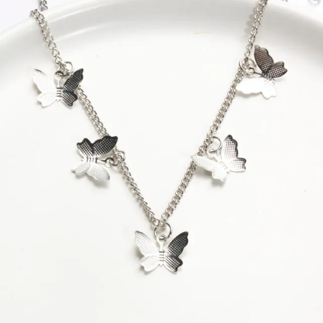 Butterfly Pendants Necklace