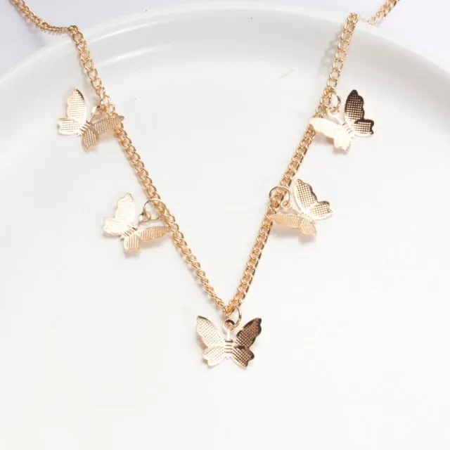 Butterfly Pendants Necklace