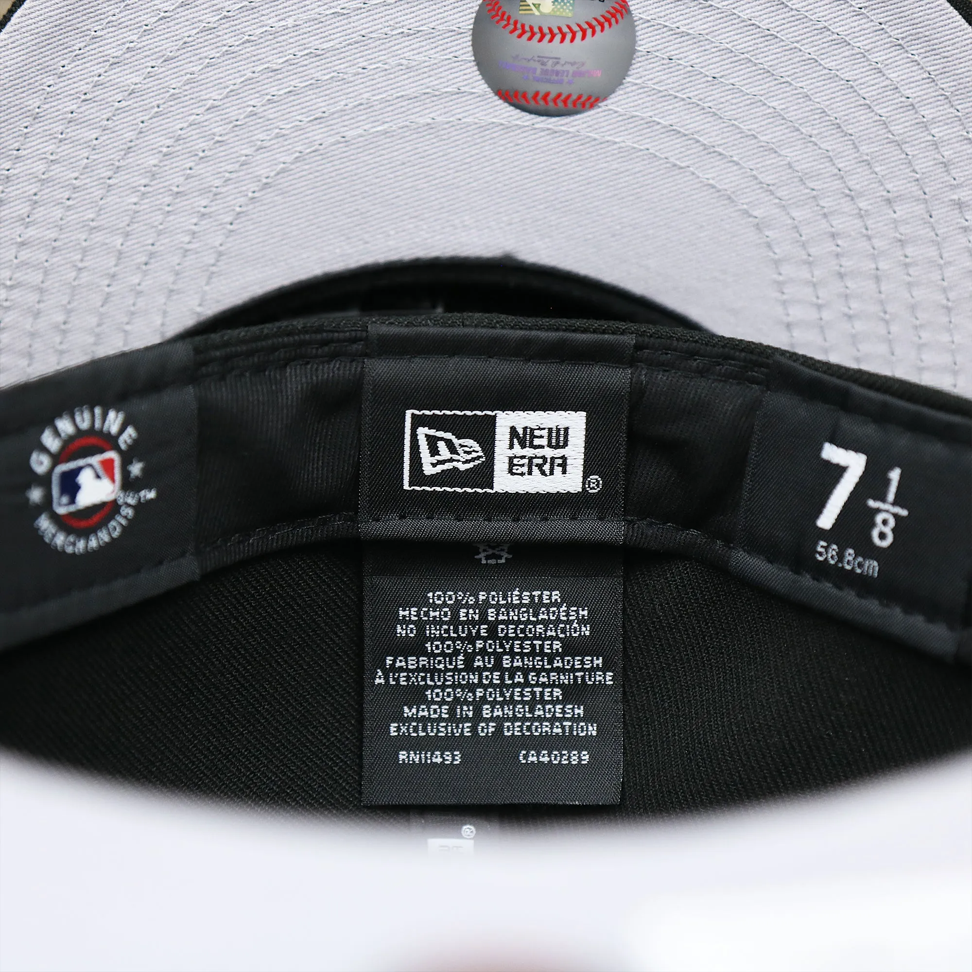 Chicago White Sox Southside Cloud Icon Side Patch Gray Bottom 59Fifty Fitted Cap | Black 59Fifty Cap