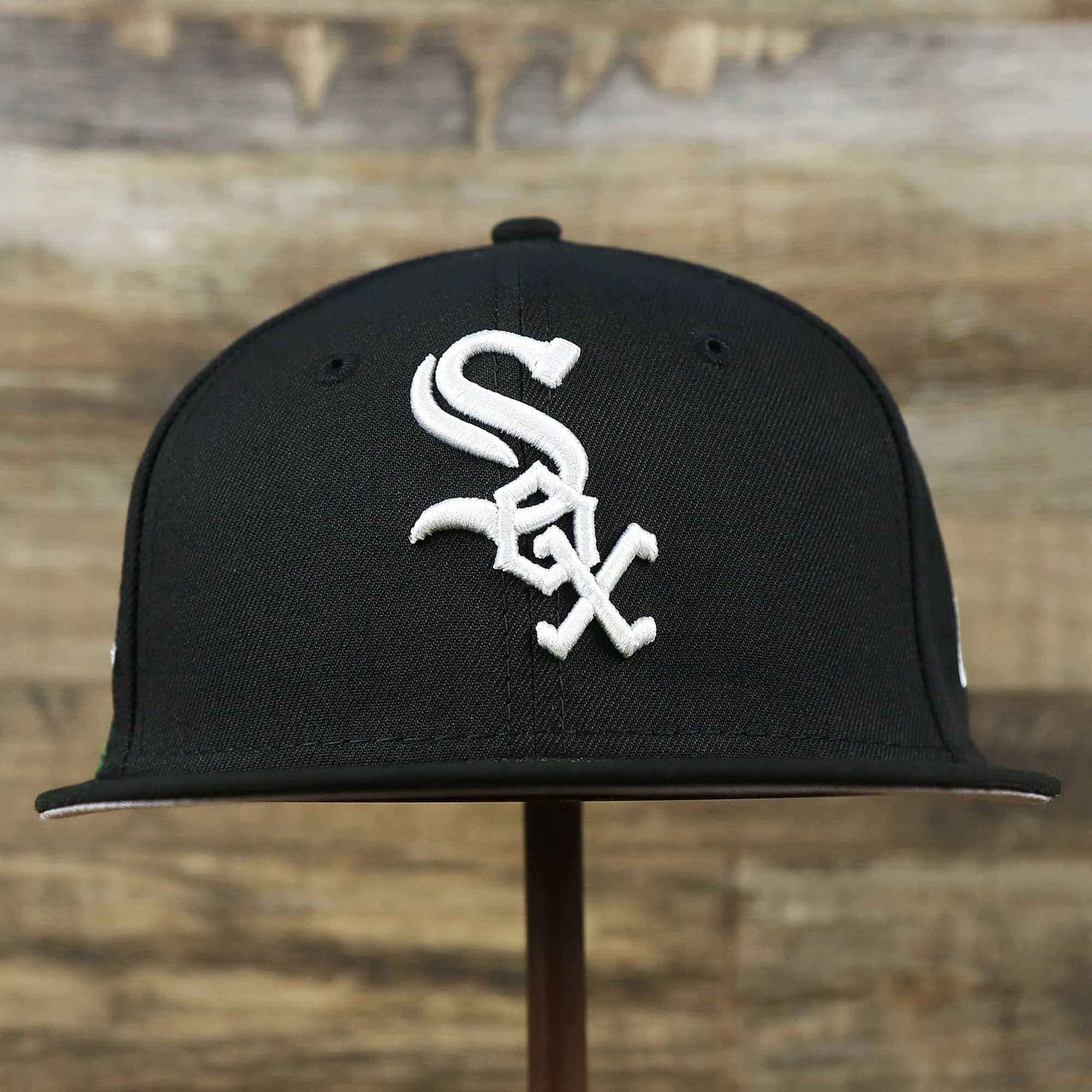 Chicago White Sox Southside Cloud Icon Side Patch Gray Bottom 59Fifty Fitted Cap | Black 59Fifty Cap