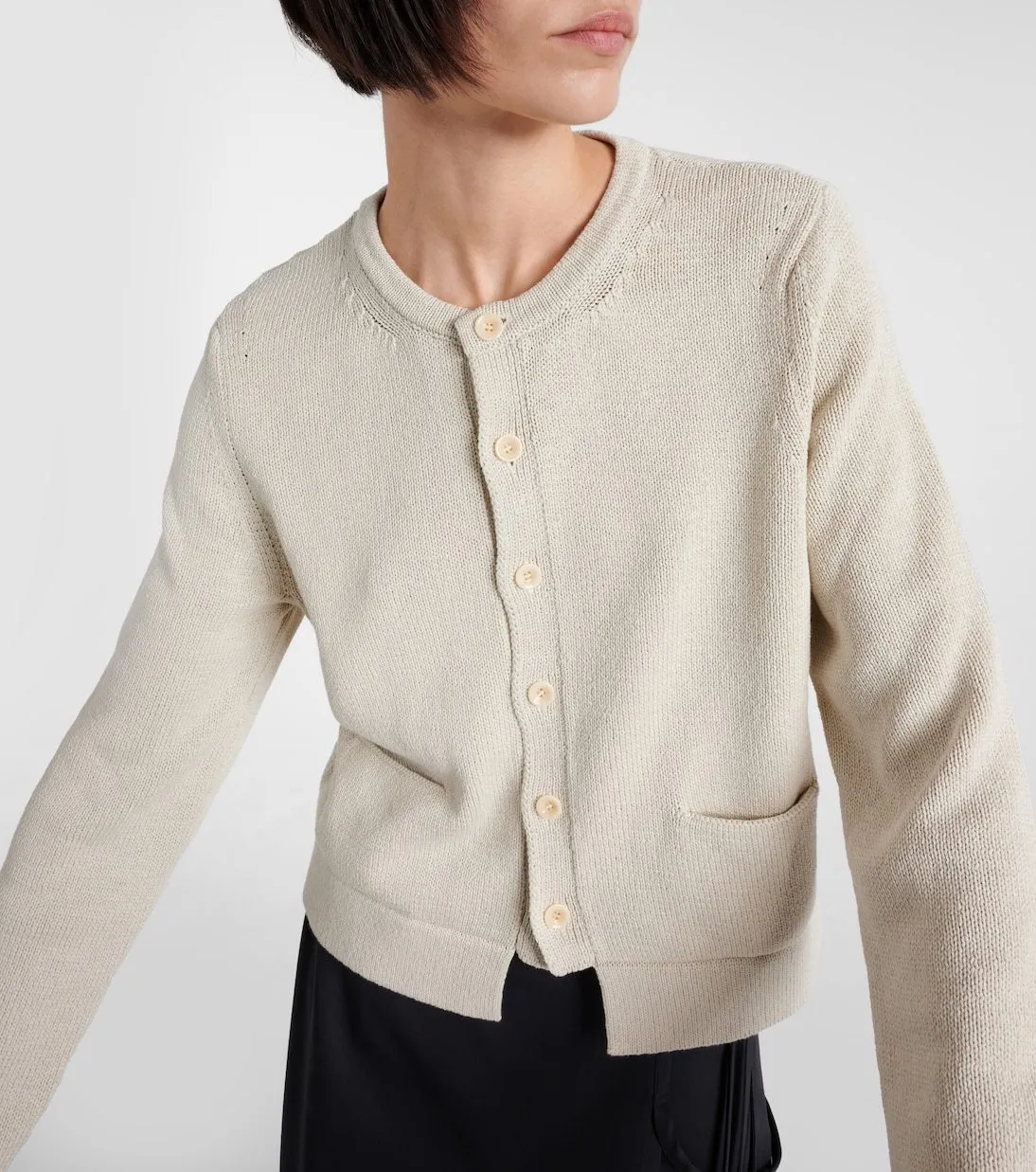 CHRISTOPHE LEMAIRE  |Casual Style Long Sleeves Cotton Office Style Elegant Style