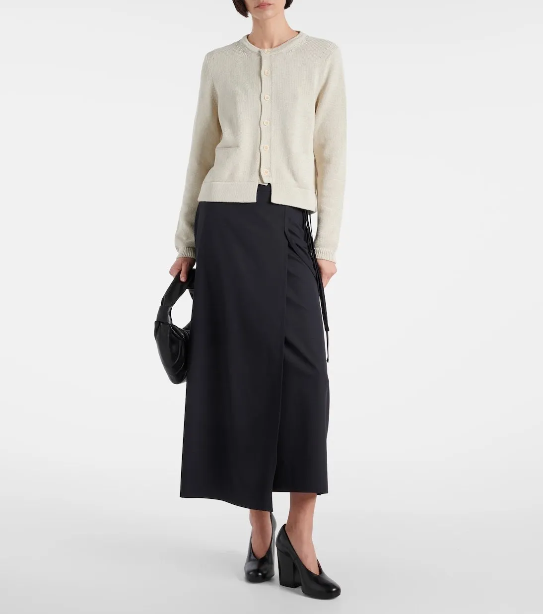 CHRISTOPHE LEMAIRE  |Casual Style Long Sleeves Cotton Office Style Elegant Style