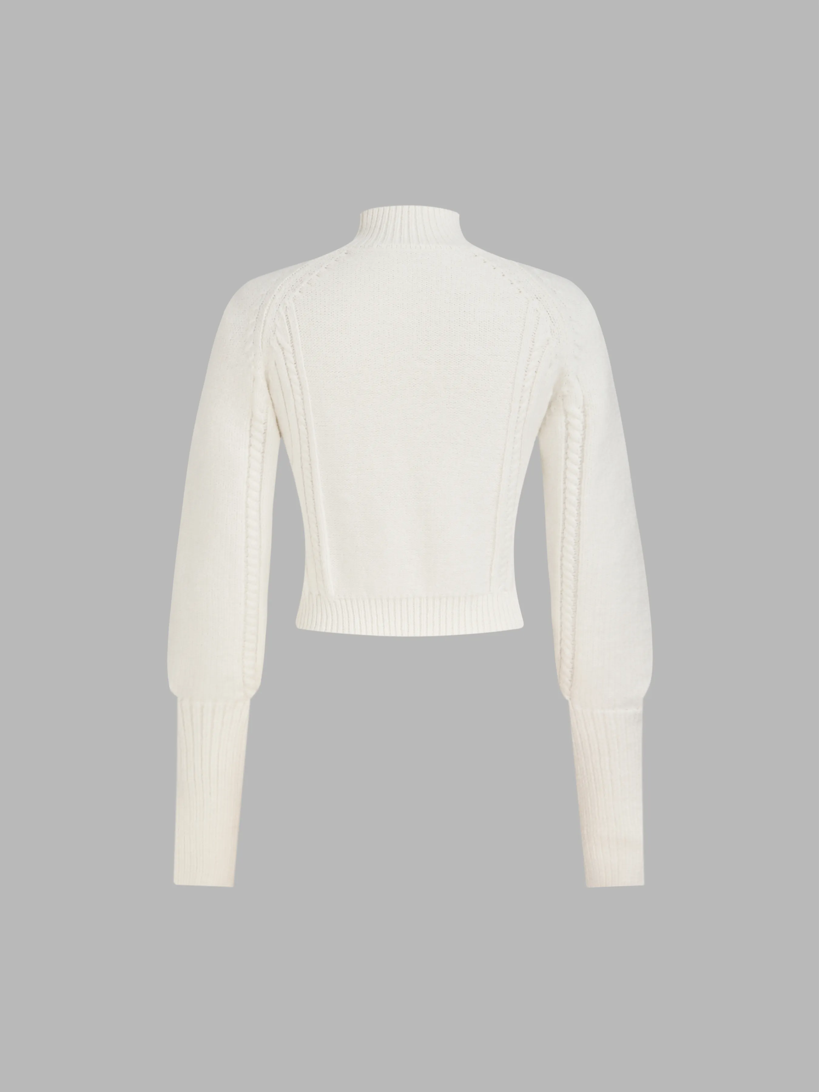 Cider  |Heart Casual Style Nylon Long Sleeves Plain High-Neck