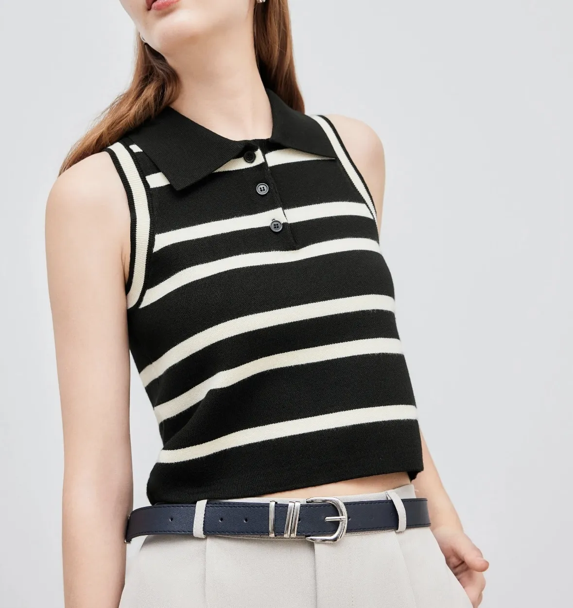 Cider  |Stripes Casual Style Sleeveless Street Style