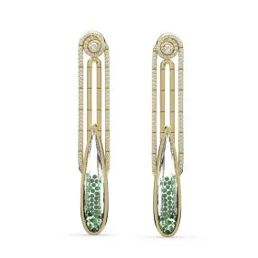 CLART  - Prima Emerald Drop Shaker Earrings