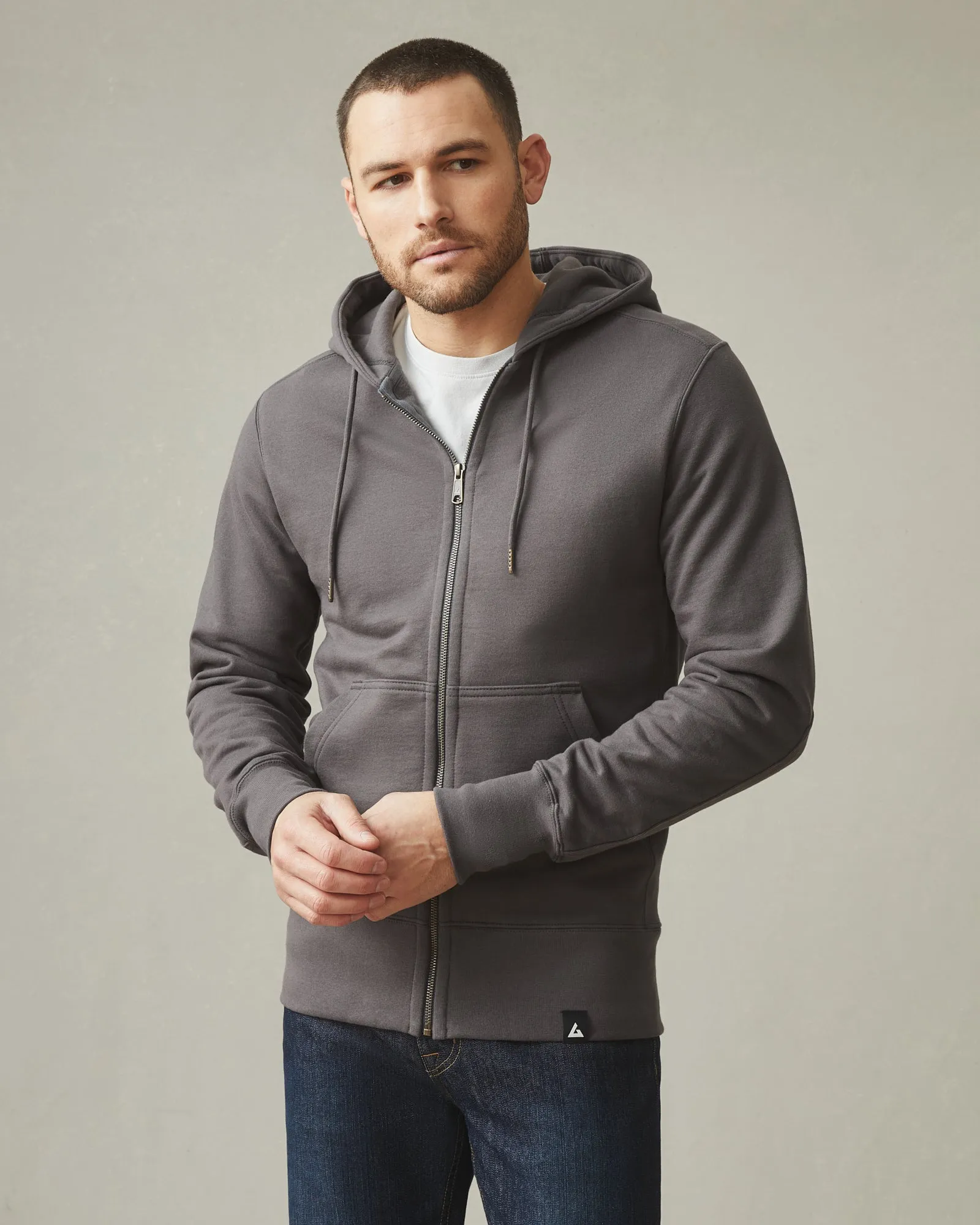 Classic Full Zip - Phantom Grey