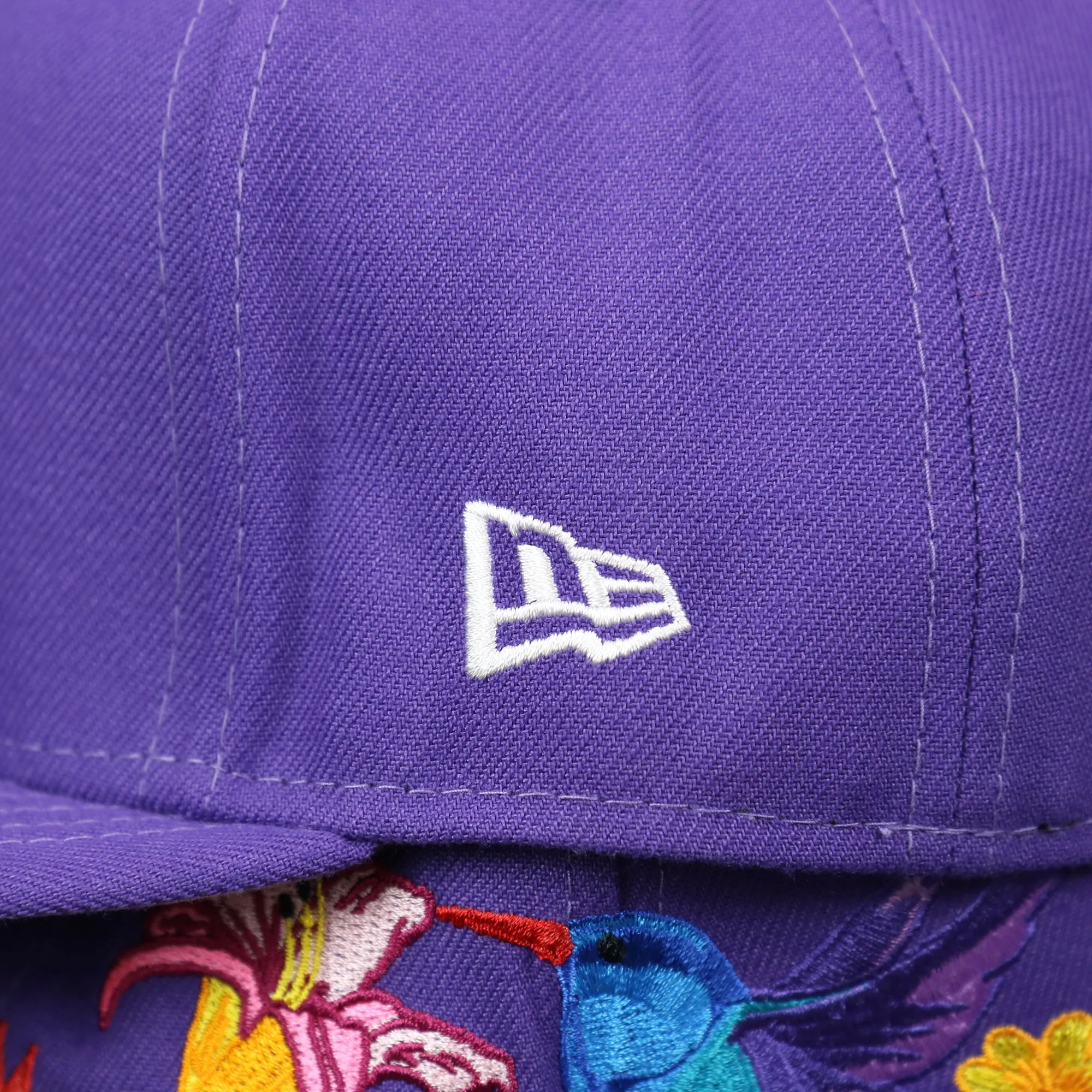 Cooperstown Arizona Diamondbacks Gray Bottom Bloom Spring Embroidery 59Fifty Fitted Cap | Purple 5950 Cap