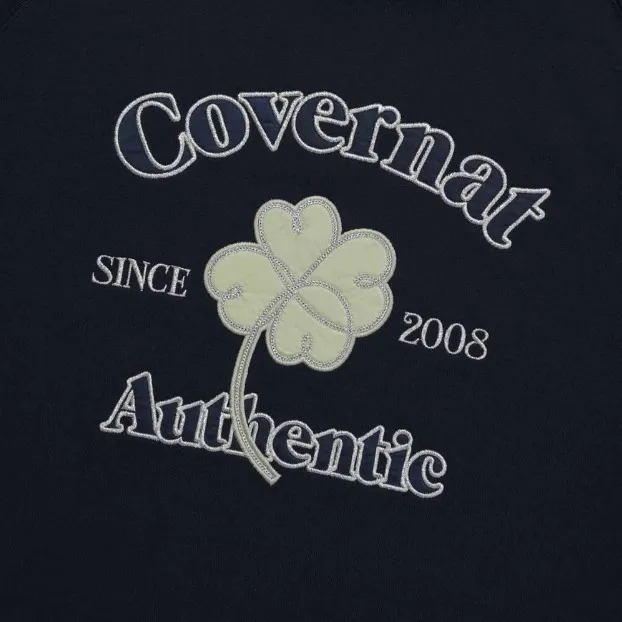 COVERNAT  |Heart Street Style Long Sleeves Plain Cotton Logo