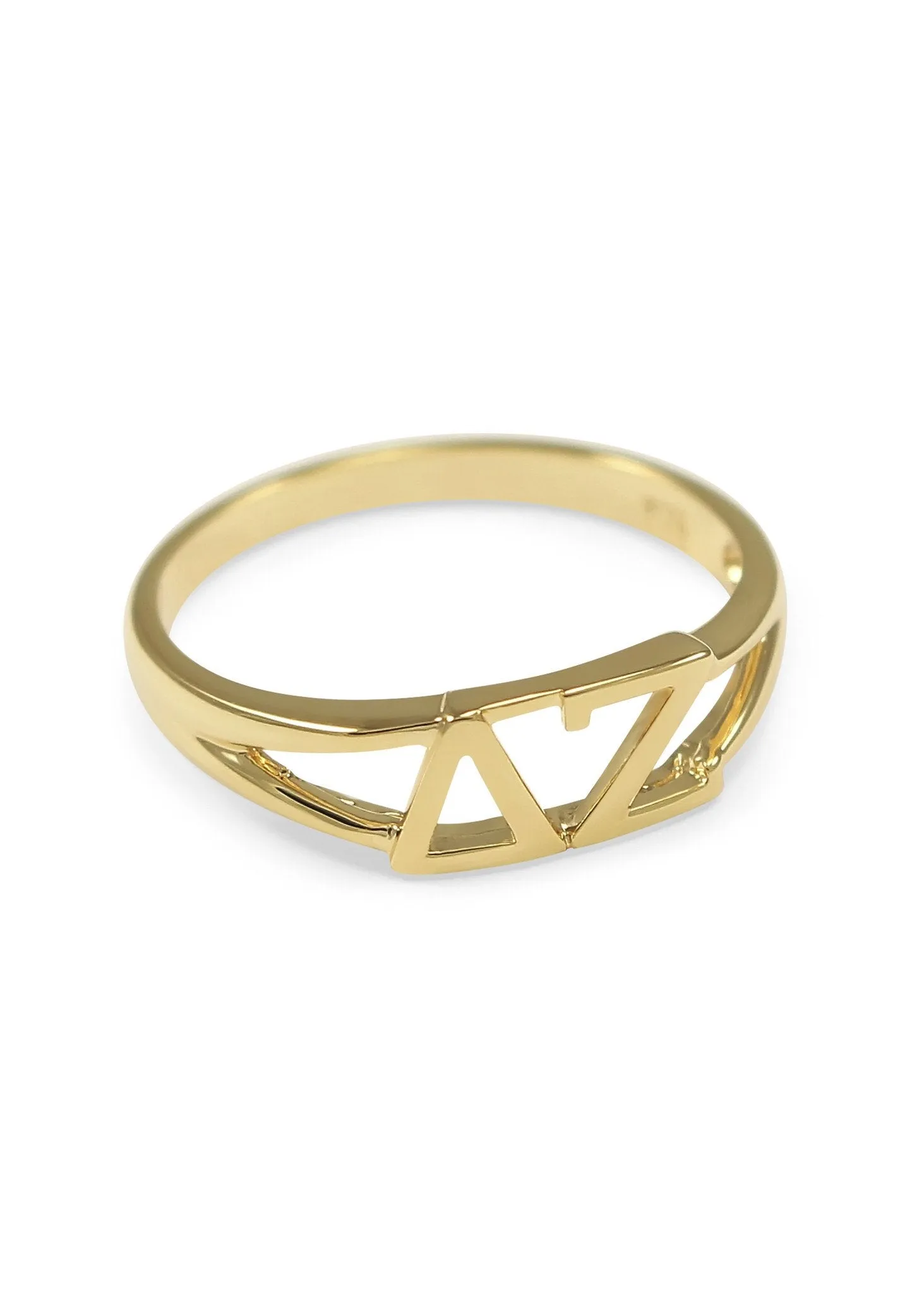 Delta Zeta Sunshine Gold Ring