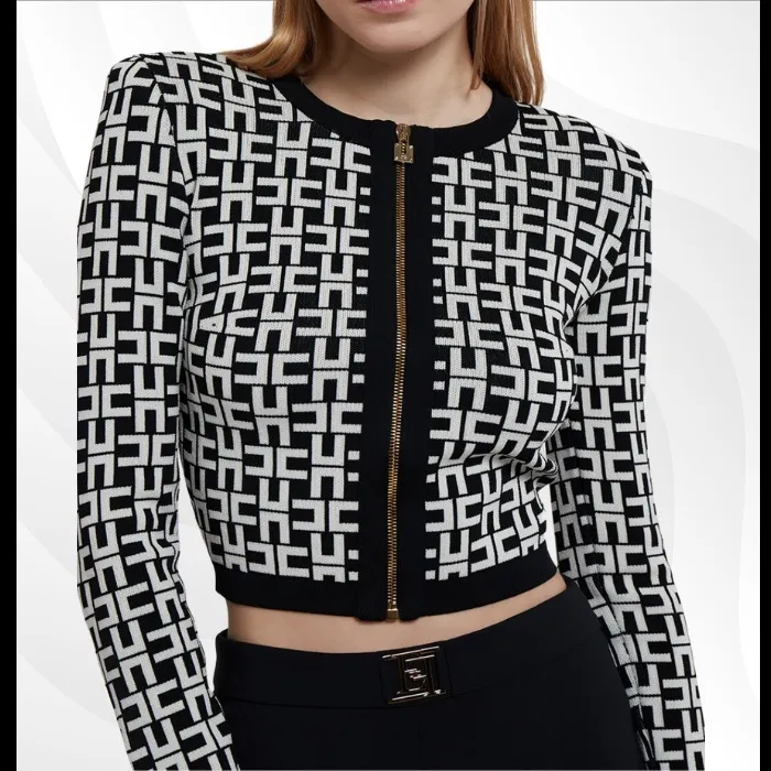 ELISABETTA FRANCHI  |Long Sleeves Party Style Office Style Elegant Style