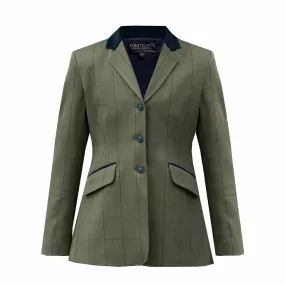 Equetech Junior Bellingham Deluxe Stretch Tweed Riding Jacket | Ingatestone Saddlery