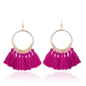 Ethnic Fringed Tassel earrings for girls