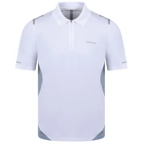 Frontier Quarter Zip Polo White - 2024