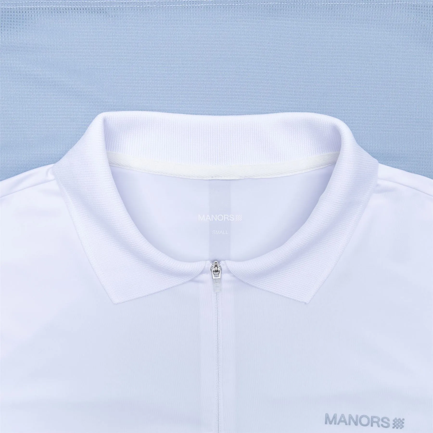 Frontier Quarter Zip Polo White - 2024