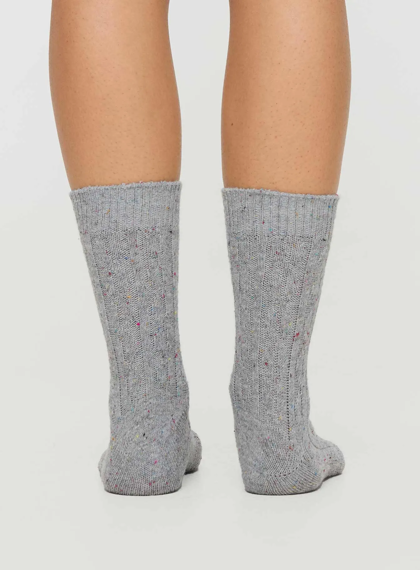 Gatlin Socks Grey Marle