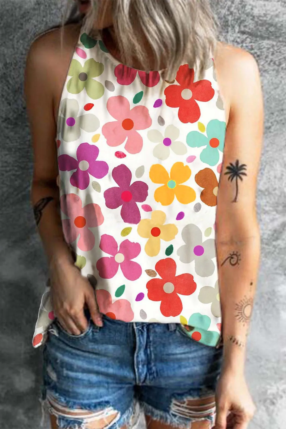 Gerbera Daisy Tank Top