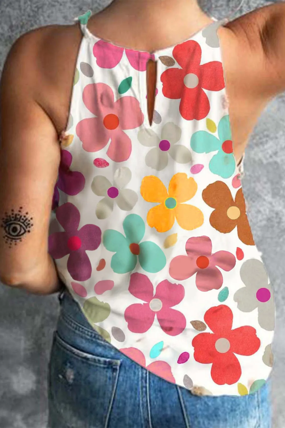 Gerbera Daisy Tank Top